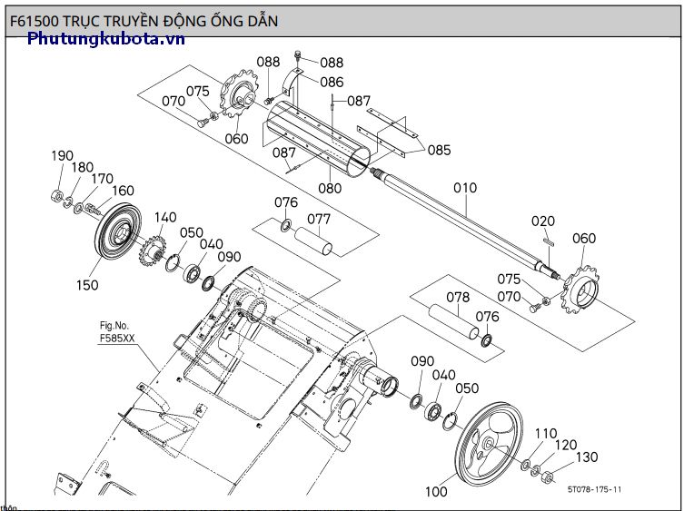 Trục truyền động ống dẫn